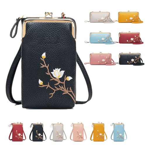 Indefinitet Women Sling Cross-Body Wallet with Mobile Cell Phone Holder,forever savour women sling cross-body wallet