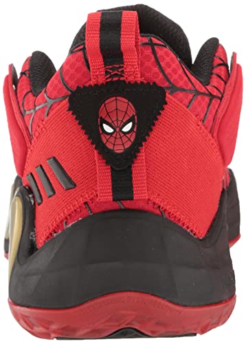 Adidas D.o.n. Issue 3 Basketball Shoe, Vivid Red/Gold Metallic/Black, 7 Us Unisex Big Kid #TOP2