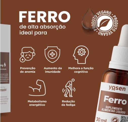 Ferro de Alta Absorção Ydrosolv 30ml + Vitamina B12 Metilcobalamina de Alta Absorção Ydrosolv Ydrosolv® Líquida 30ml – Yosen em promoção! Veja a oferta e mais achadinhos de Vitaminas & Suplementos 3 Hoje é o melhor dia para comprar Ferro de Alta Absorção Ydrosolv 30ml + Vitamina B12 Metilcobalamina de Alta Absorção Ydrosolv Ydrosolv® Líquida 30ml – Yosen com aquele preço maroto! Promoção! Aproveite a oferta! 3