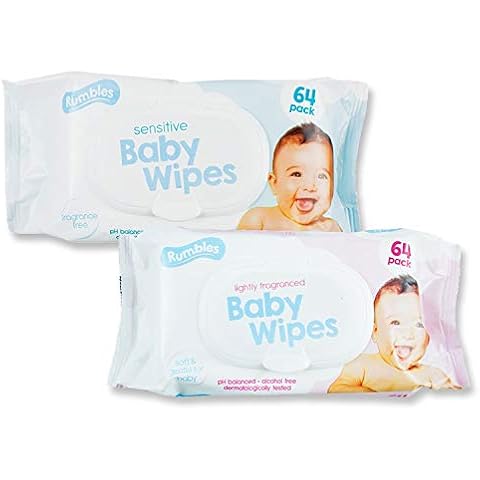 RUMBLES Fragranced and Sensitive Baby Wipes Pack Cover
