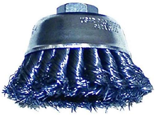 Image of Shark 14051 5 /8-11NC 0.014-Gauge Wire 6-Inch Double Row Knotted Cup Brush