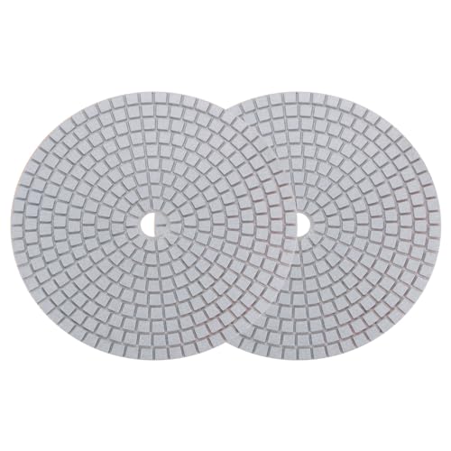 Image of uxcell Diamond Polishing Pad 7-Inch 300 Grits Wet /Dry Grinding for Stone Concrete Marble Countertop Floor 2pcs