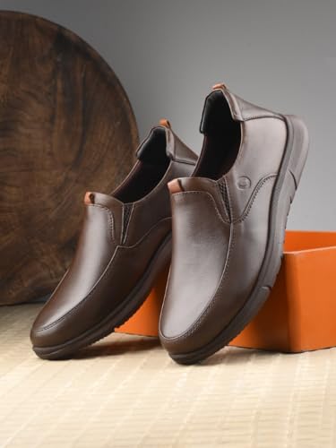Image of egoss Zero Gravity Premium Genuine Leather Sneaker Casual Shoes for Men - ES-21
