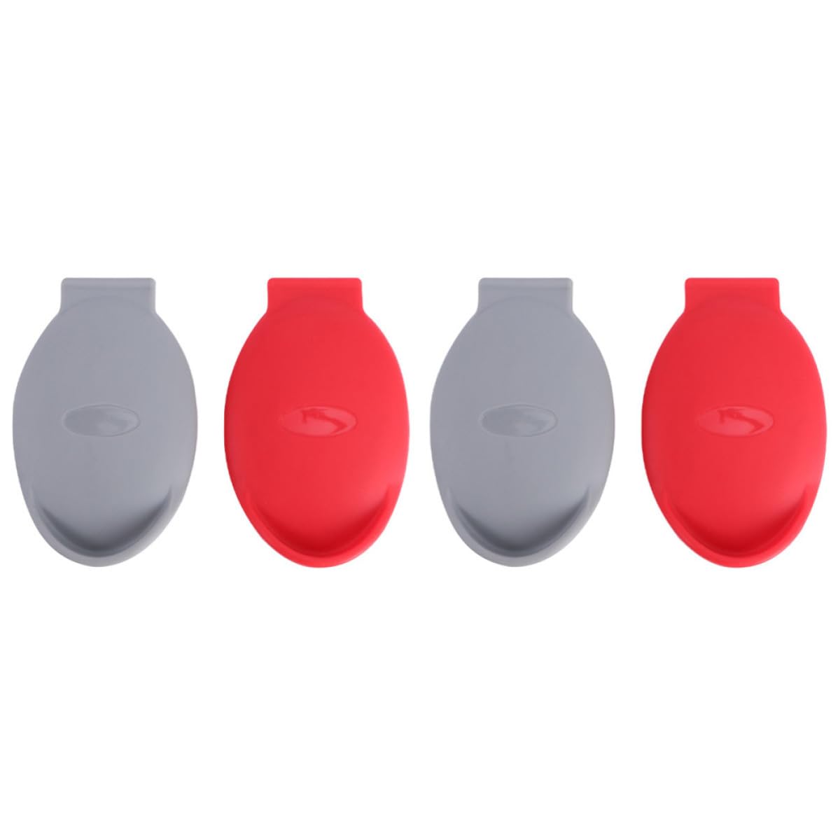 Abrazadera para abrir ostras STOBAZA de 4 piezas con protección de silicona roja