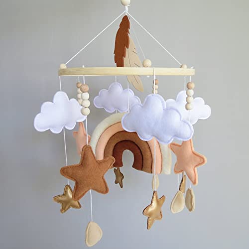 Rainbow Crib Mobile Boho Baby Mobile For Crib Nursery Décor #TOP2