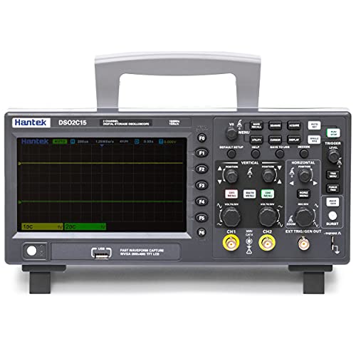 Image of Hantek DSO2C15 Digital Storage Oscilloscope 150MHz Bandwidth 2CH Dual Channel 1GSa /s 8M Memory Depth