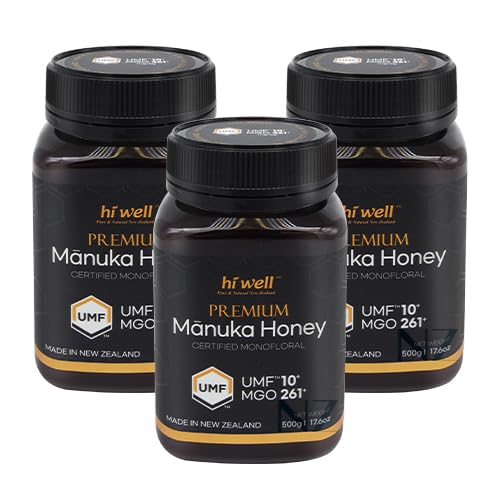 Pack de 3 miel Premium Manuka UMF 10+ MGO 261+ 500g miniatura 1