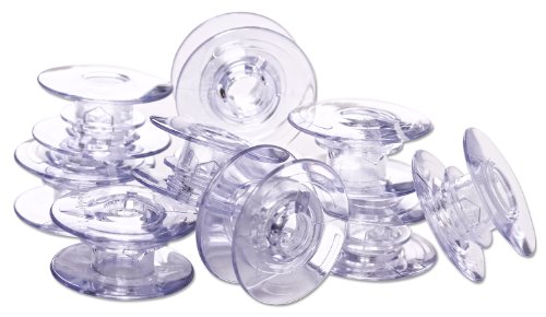 Nähwelt Flach Spulen klar, 10 Stück für PFAFF Cover