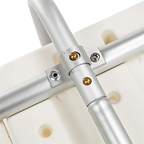 Tandagy Shower Transfer Bench For Bathtub With Backrest & Armrest Shower Bench For Elderly And Disabled Support 330 Lbs (White No Sponge) #TOP4