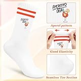 Zoom IMG-1 calzini sportivi a righe aperol Zoom IMG-1 calzini sportivi a righe aperol