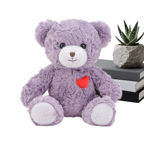 Genérico Oso de - Almohada Coleccionable con Diseño de Corazón | Muñeco de – Cumpleaños, San Valentín, Pascua, Navidad, niños, niñas, niños, Adultos, Bonito Juguete de, Regalo decorativ