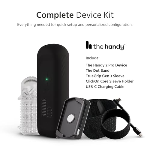 Image of The Handy Pro Interactive Adult Massager with up to 5-Hour Battery | Automatic Personal Massager with Adjustable Speed Control