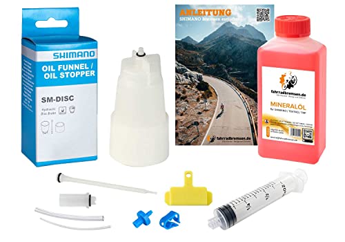 Entlüftungskit XL für alle Shimano Scheibenbremsen inkl. 250ml Bremsflüssigkeit