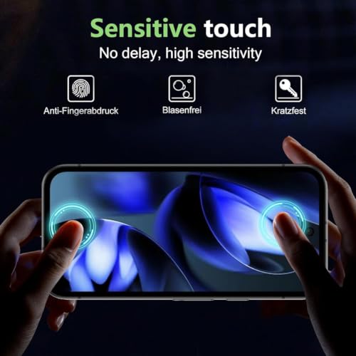 Image of STP FEEL HD+ Premium Tempered Glass Screen Protector Guard Compatible For Google Pixel 9A 5G (6.3 Inch, Pack of 1) | Edge to Edge Coverage With Easy to installation kit