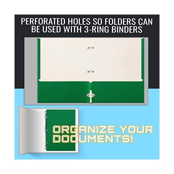 Two-Pocket-Portfolio-Folders-50-Pack-Green-Letter-Size-Paper-Folders-by-Better-Office-Products-50-Pieces-Green Two-Pocket-Portfolio-Folders-50-Pack-Green-Letter-Size-Paper-Folders-by-Better-Office-Products-50-Pieces-Green