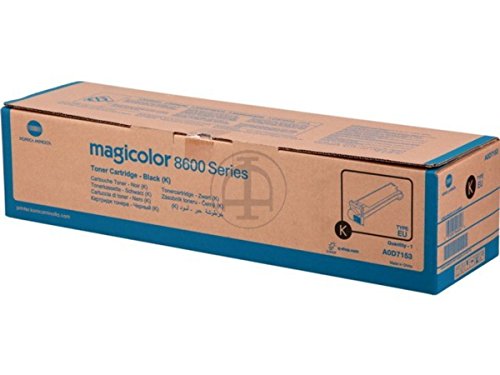 Toner noir d'origine A0D7153 pour Konica Minolta Magicolor 8600 haute netteté