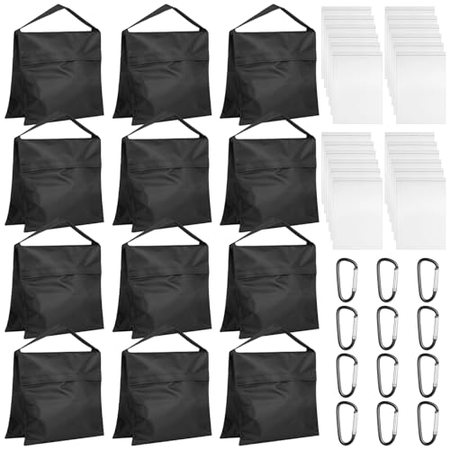 20 Pcs Photography Weight Bags Set, Empty Heavy Photo Studio Filled Weight Bags, Sandbag Set for Photography Tripod Stand Sports Outdoor Photo Video Studio Boom Brackets - Image 3