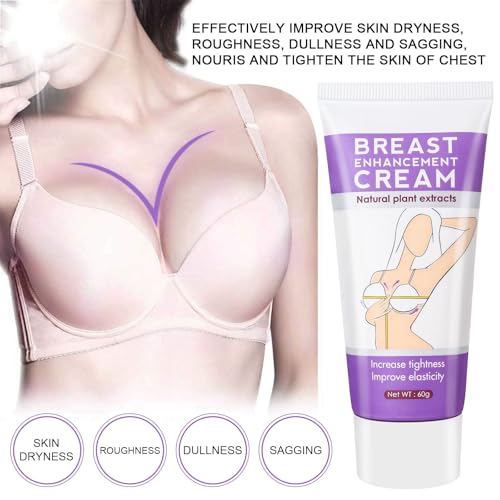 60g Brustvergrößerungscreme, Natürliche Bruststraffungscreme, für Brüste Stärken und Vergrößern Liftingcreme Glätte und Straffheit der Haut Brust, Mango Brustvergrößerungs-Creme breast enlargement-7