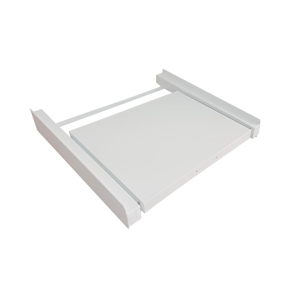 MONDII Kit di Unione Universale per Lavatrice e Asciugatrice, con Ripiano Estraibile, Cinghia di Sicurezza Inclusa, Compatibile 60 cm, Installazione Facile, Struttura Stabile e Antiscivolo