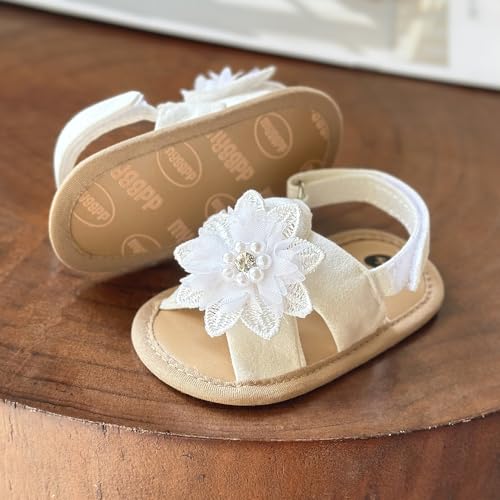Image of Infant Baby Boys Girls Summer Sandals Party Wedding Dress Flats Shoes Newborn Crib Shoes First Walkers Prewalkers 0-18 Months