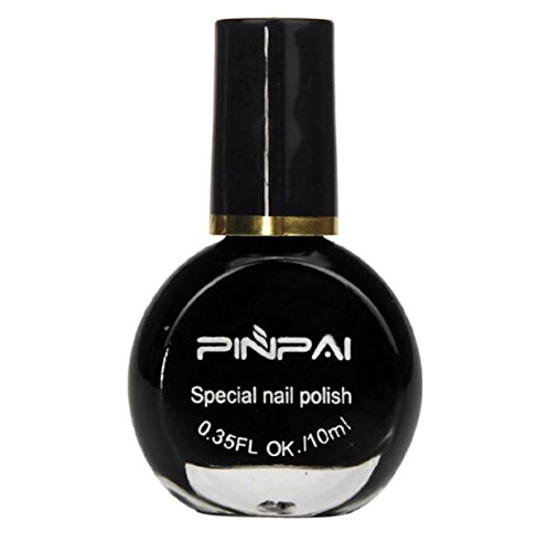 Vovotrade Nail Art Template Stamp Stamping Painting Varnish Polish Manicure Design (Black)
