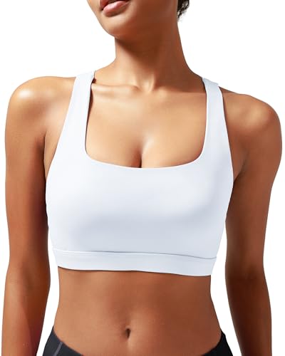 Image of RUNNING GIRL Sports Bras for Women, Molded Cup High Impact Sports Bra Workout Bras for Women High Support Racerback