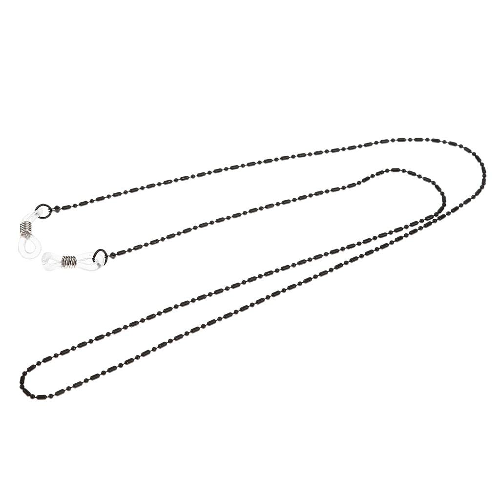 atorse Spectacles Sunglasses Strap Necklace Metal Eyeglass Glasses Chain Cord Black-picture-44