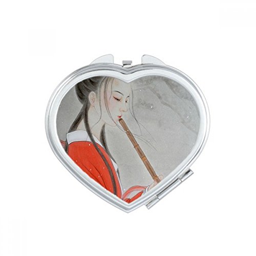Miroir de maquillage compact portable multicolore et mignon - 2