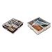 Domopak Living 910095 Custodia Portascarpe a 12 Scomparti, 76 x 60 x 15 cm & Ella Beige Custodia Stivali 2 scomparti