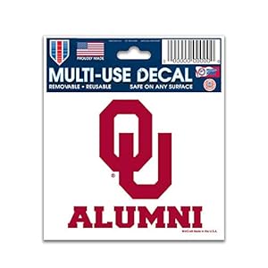 WinCraft NCAA Oklahoma Alumni Mehrzweck-Aufkleber