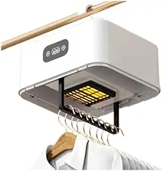 Secadora de Roupas Portátil, Secador Elétrico Mini com Varal Suspenso para Parede(220v)