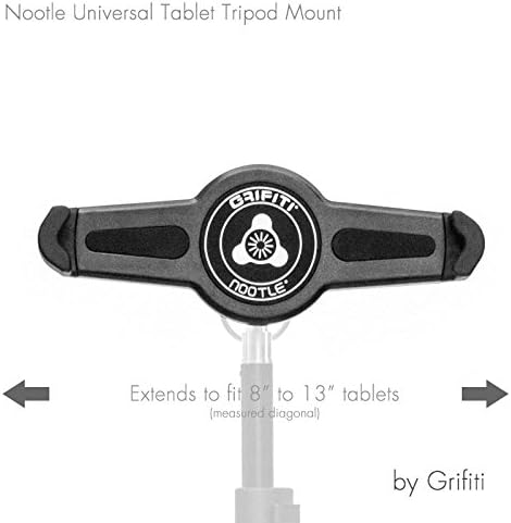 Miniatura 6 de GRIFITI Nootle - Trípode universal para tablet, monopod ajustable para todas las tabletas de 7 a 11 pulgadas, conector roscado de 14 20 para iPad