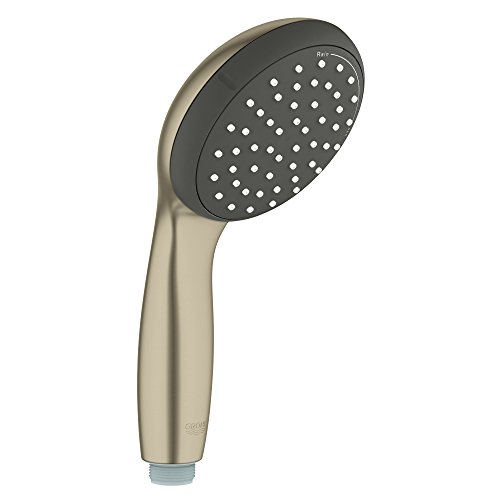 Regadera manual GROHE Tempesta Classic 100 de 2 chorros, acabado níquel cepillado miniatura 2
