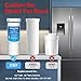 Waterdrop XWF Replacement for GE® XWF Refrigerator, GE® XWF Water Filter, WR17X30702, 3 Filters（Not XWFE®)