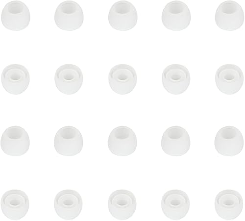 Miniatura 7 de WKYMY Almohadillas de silicona pequeñas de repuesto para auriculares intrauditivos, puntas de goma, tapa de repuesto para auriculares, 10 pares