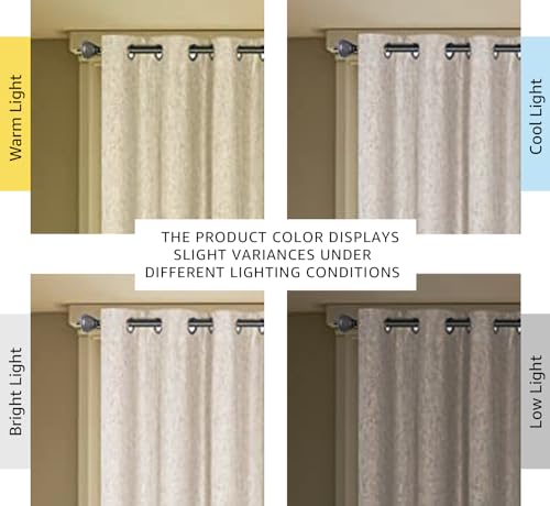 image for H.VERSAILTEX Blackout Curtains Durable Thick Textured Polyester Blacko