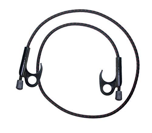 SPIDER Heavy-Duty Bungee Cords with Hooks, Adjustable & Locking Length, Tie-Down, Streches 7" to 70", 2-Pack