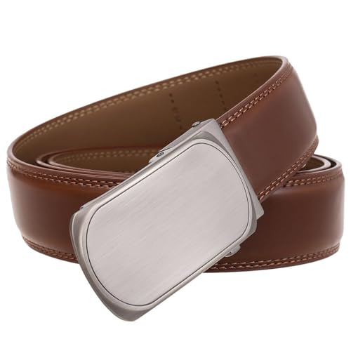 Men's Belts Luxury Automatic Buckle Genuine Leather Strap Black Red Brown for Mens Belt Designers B7442