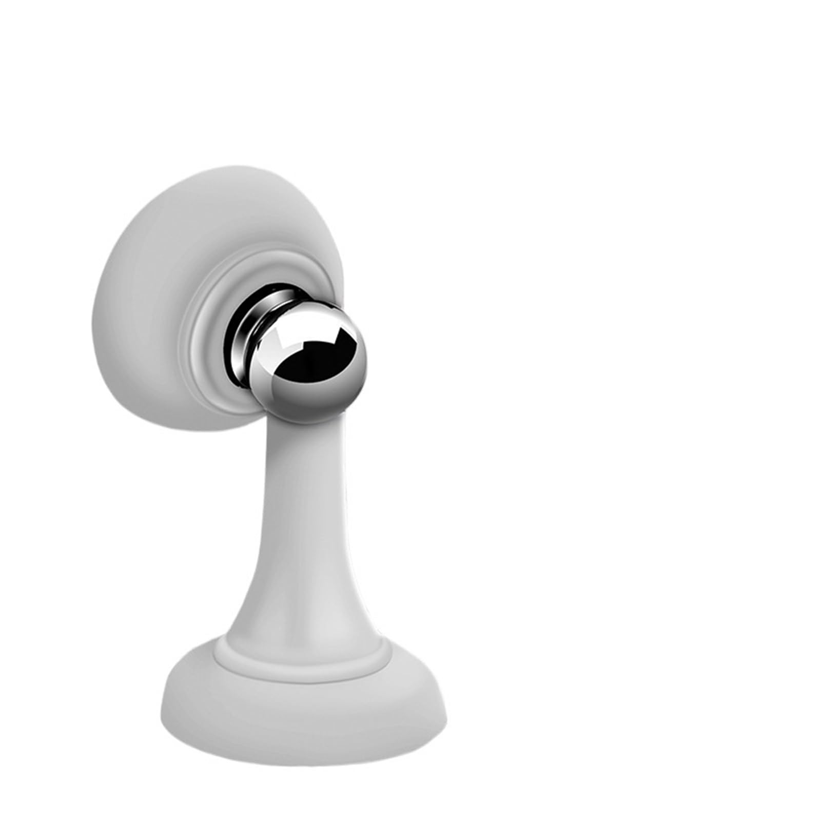 Xctdsvah Short-White Door Stop Strong Magnetic Silent Suction Household Bedroom Free-Punch Anti-Collision(Short-White)