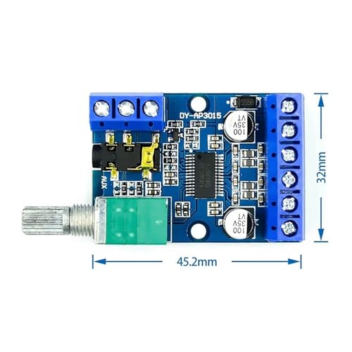 Image of Hexonix DY-AP3015 30Wx2 High Power Stereo Digital Power Amplifier Board 12V /24V Power Supply DIY Power Amplifier Module