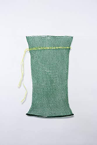 Generico 100pz. 45x25cm. (Verde). Sacchetti in rete in polipropilene per frutta, verdura e alimenti