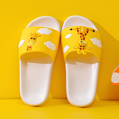 Image of MEMON Toddler Little Kids Dinosaur Beach /Pool /Shower Slides /Anti-Skid Home Bath Slippers /Cute Summer Outdoor Shoes for Girls and Boys