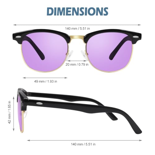 Image of CGID Retro Fake Non-Prescription Glasses Clear Lens UV400 Men Women CN56
