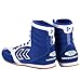 omcam Men's Wrestling Shoes Casual High Top Boxing Athletic Shoes Fashion Lightweight Sports Combat Sneakers,Blue,7.5