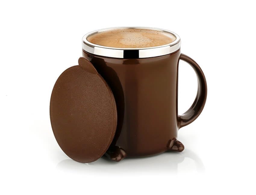 Coffee Mug With Lid And Handle- Plastic Covered Stainless Steel Double Walled Insulated Tea Mug To Carry Hot & Cold Beverage For Kids, Girls, Boys, Students, Travel Mug (Multicolor 200 ML)