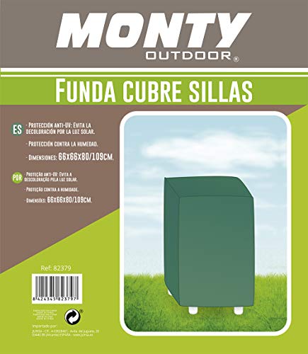 Ldk Garden Funda 4 sillas Rafia Verde 66 X 66 X 109 cm