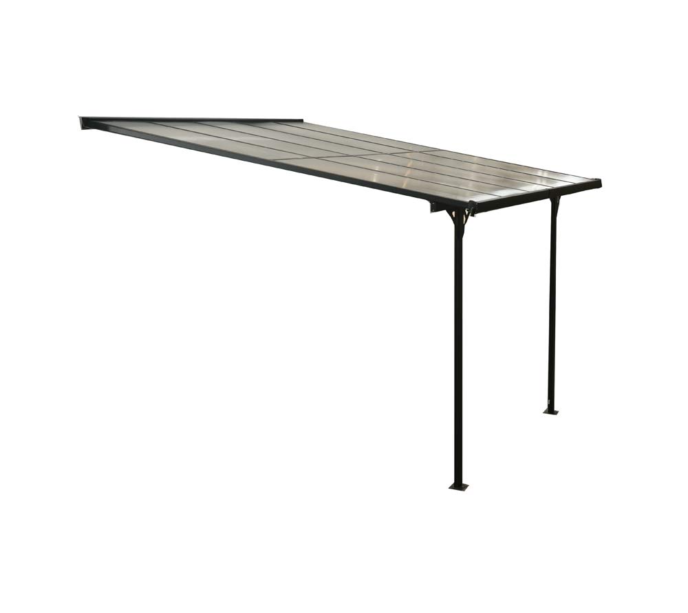 Westmann Alu Terrassenüberdachung Bruce 313 Schwarz 300x313x270 cm