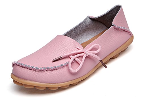 Image of VenusCelia Women's Breathable Comfort Walking Office Flat Loafer
