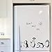 Havea Niza Día Animales Lindos Pingüino Refrigerador Pegatina Nevera Cocina Nevera Pegatinas de Pared Arte Para La Decoración Casera 2019