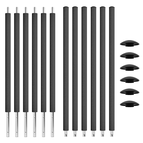 Kinetic Sports Trampolin Netzstangen Komplett-Set 6 Stück Ø 25 mm –...